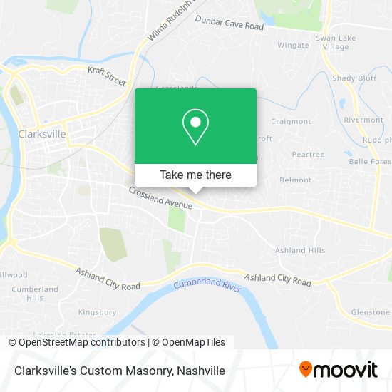 Mapa de Clarksville's Custom Masonry