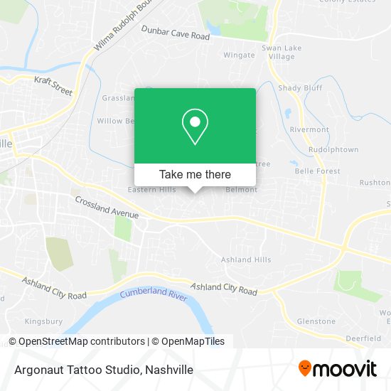 Argonaut Tattoo Studio map