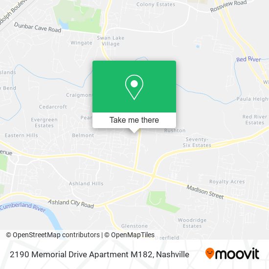 2190 Memorial Drive Apartment M182 map