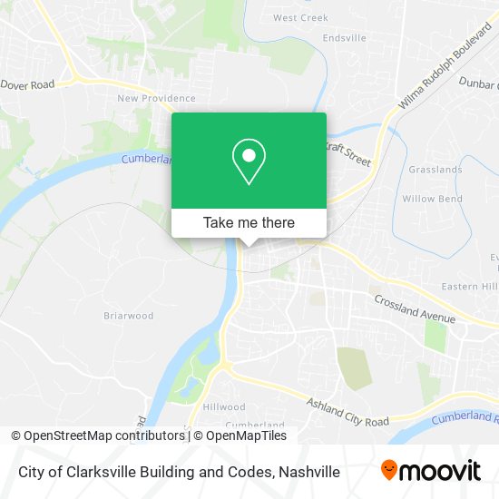 Mapa de City of Clarksville Building and Codes