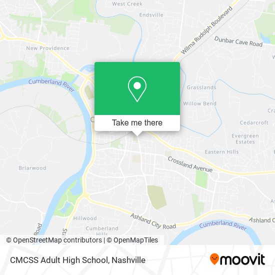 Mapa de CMCSS Adult High School