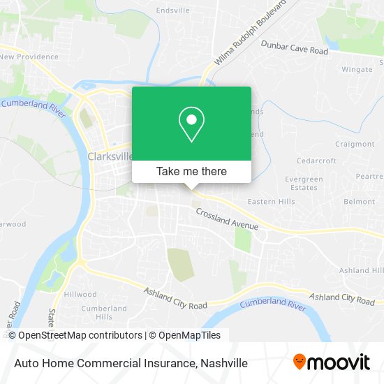Auto Home Commercial Insurance map