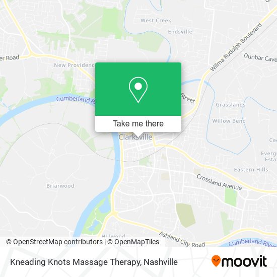 Mapa de Kneading Knots Massage Therapy