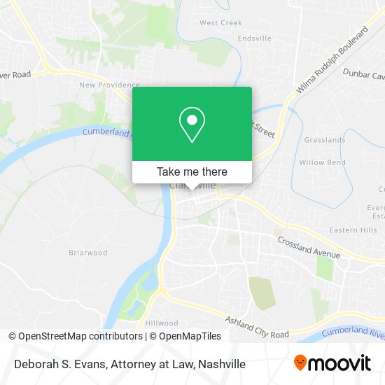 Mapa de Deborah S. Evans, Attorney at Law