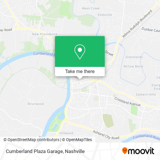 Cumberland Plaza Garage map
