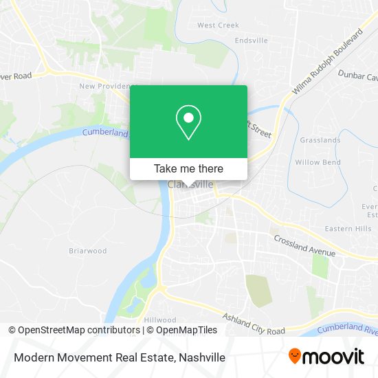 Modern Movement Real Estate map