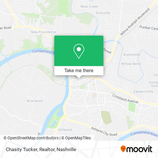 Mapa de Chasity Tucker, Realtor