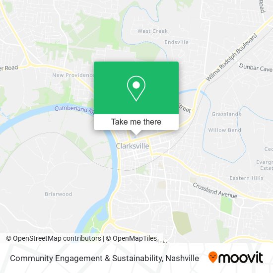 Community Engagement & Sustainability map
