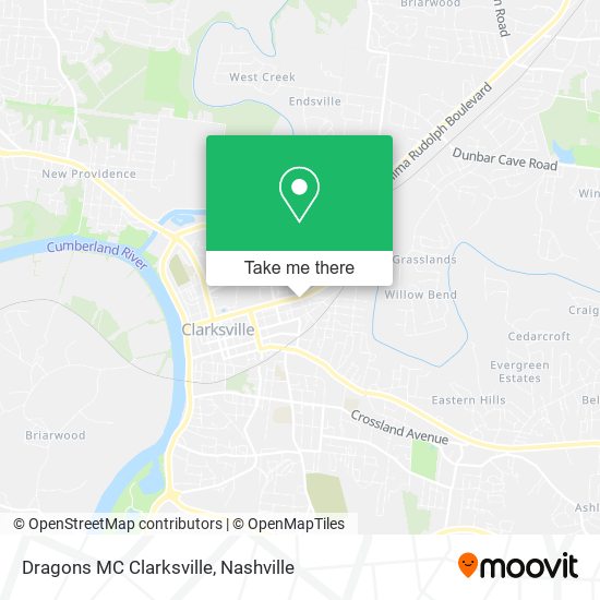 Dragons MC Clarksville map