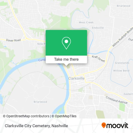 Mapa de Clarksville City Cemetery