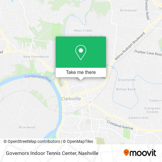 Mapa de Governors Indoor Tennis Center