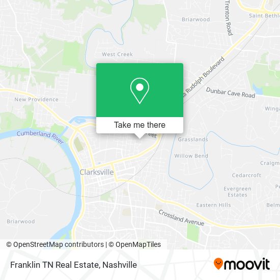 Franklin TN Real Estate map