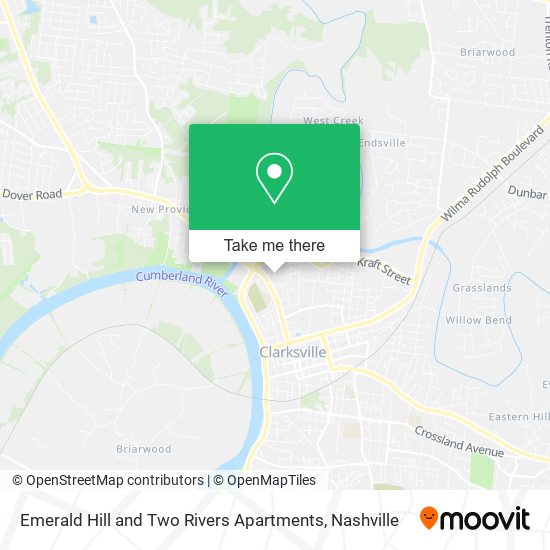 Mapa de Emerald Hill and Two Rivers Apartments