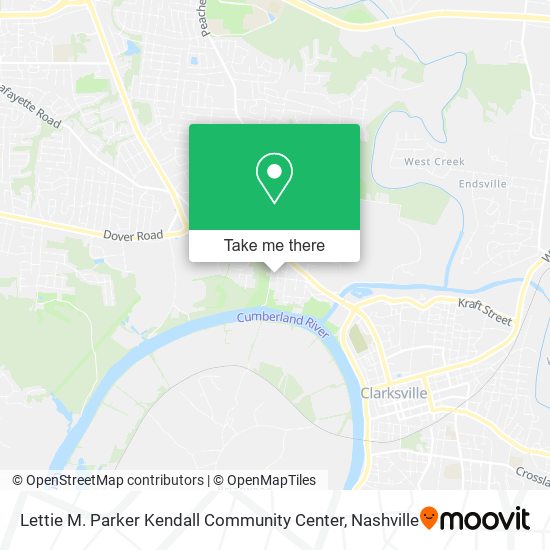 Lettie M. Parker Kendall Community Center map
