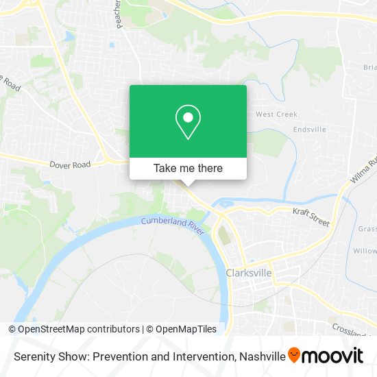 Serenity Show: Prevention and Intervention map