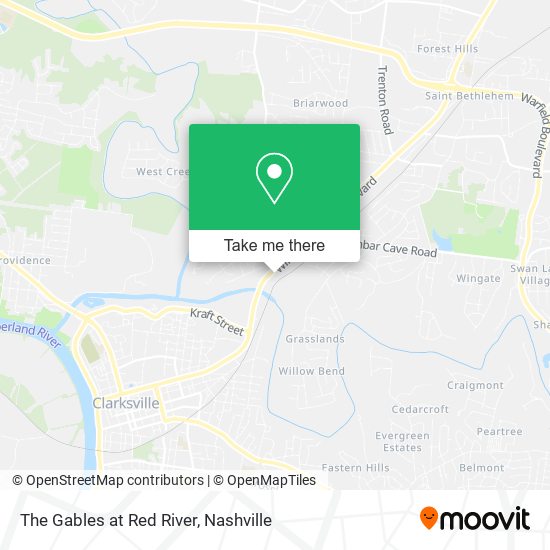 Mapa de The Gables at Red River