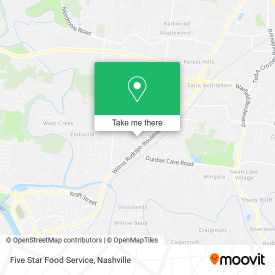 Five Star Food Service map