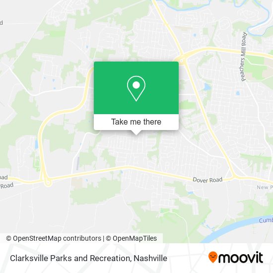 Mapa de Clarksville Parks and Recreation