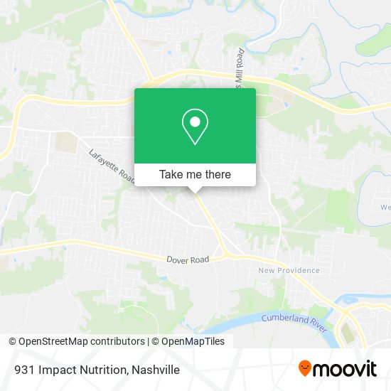 Mapa de 931 Impact Nutrition