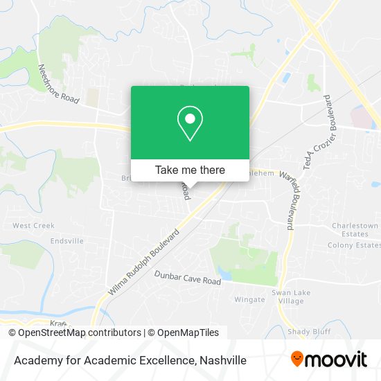 Academy for Academic Excellence map