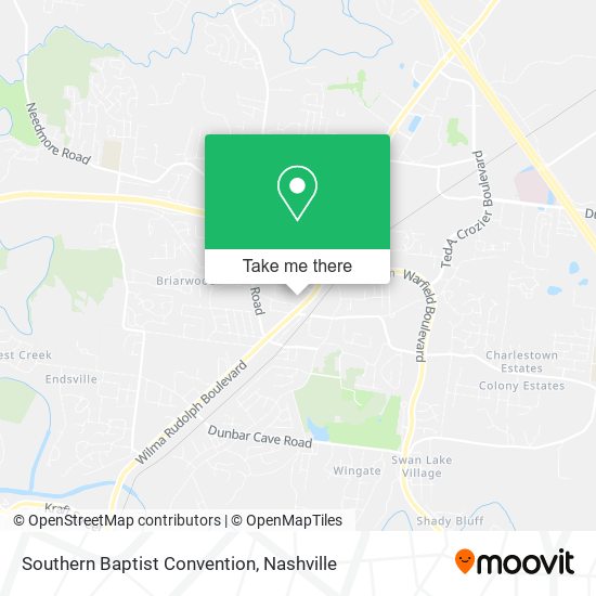 Mapa de Southern Baptist Convention