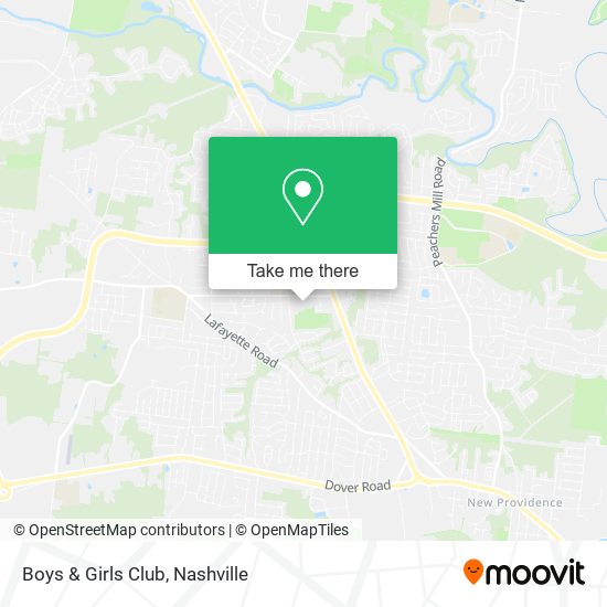 Mapa de Boys & Girls Club