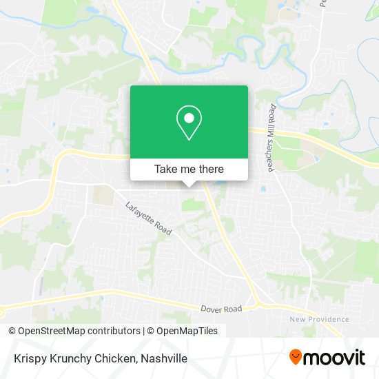 Mapa de Krispy Krunchy Chicken