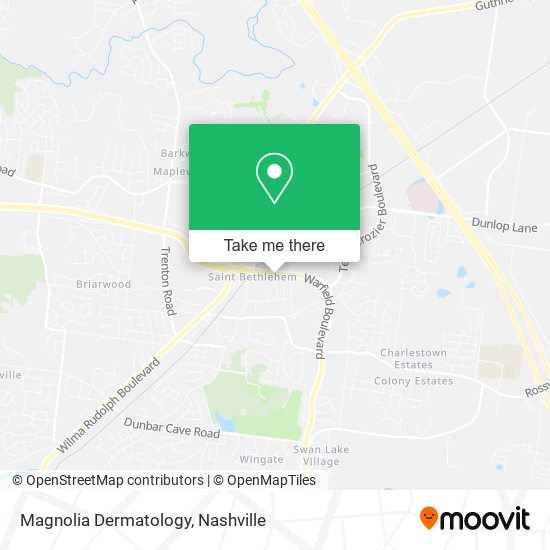 Magnolia Dermatology map