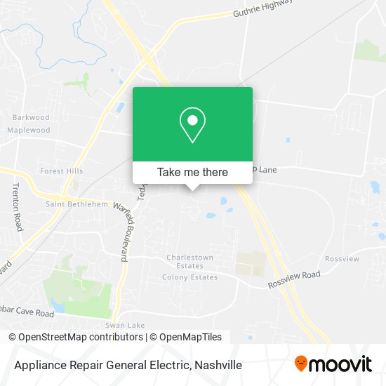 Appliance Repair General Electric map