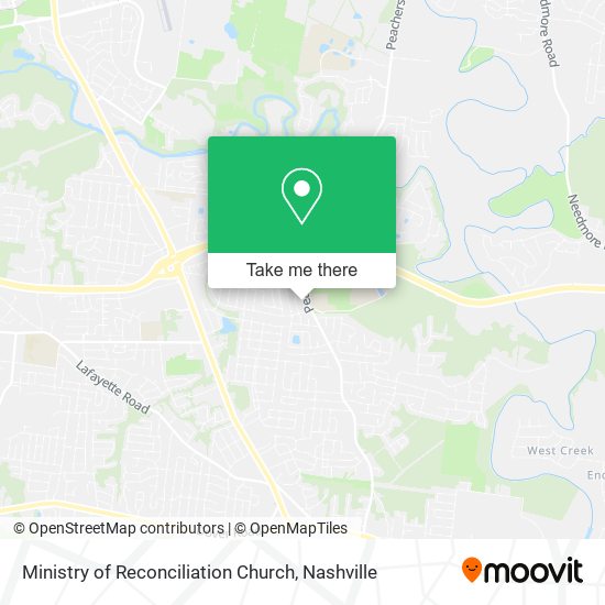 Mapa de Ministry of Reconciliation Church