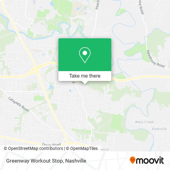 Mapa de Greenway Workout Stop