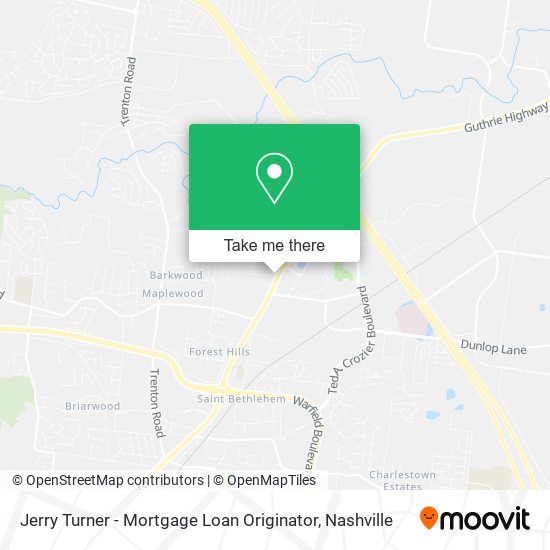 Mapa de Jerry Turner - Mortgage Loan Originator