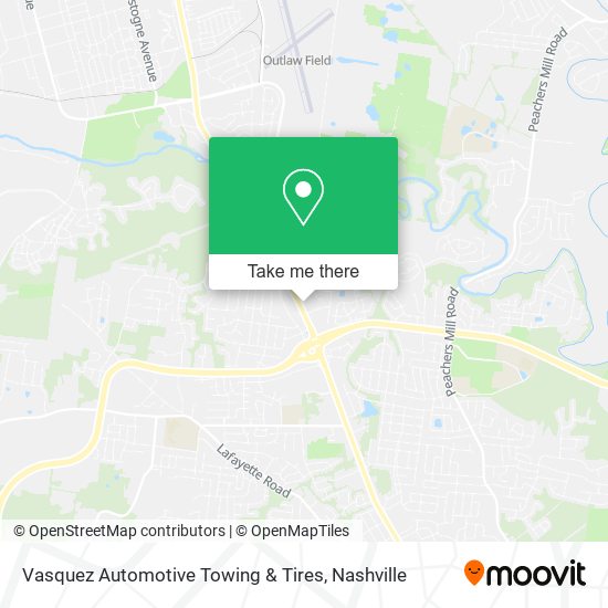 Vasquez Automotive Towing & Tires map