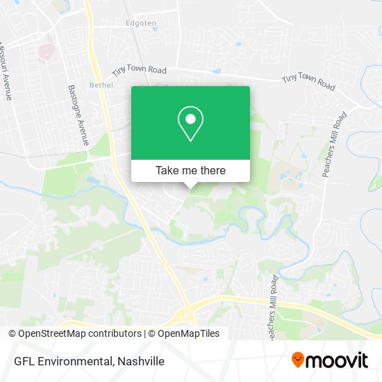 GFL Environmental map