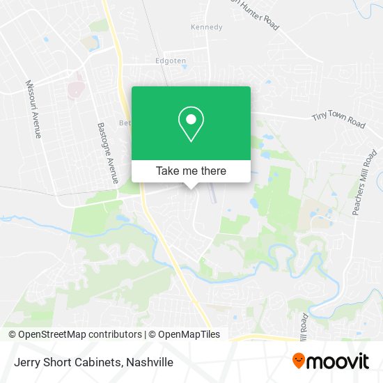 Jerry Short Cabinets map