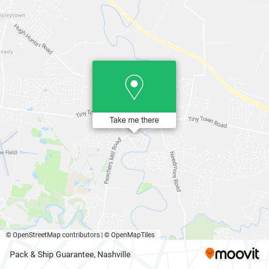 Pack & Ship Guarantee map