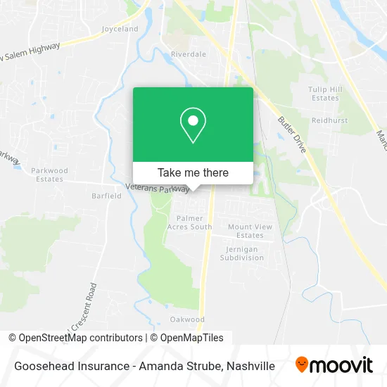 Goosehead Insurance - Amanda Strube map