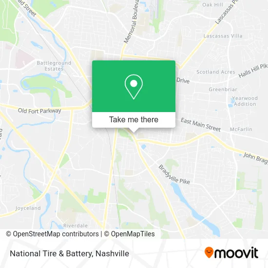 National Tire & Battery map