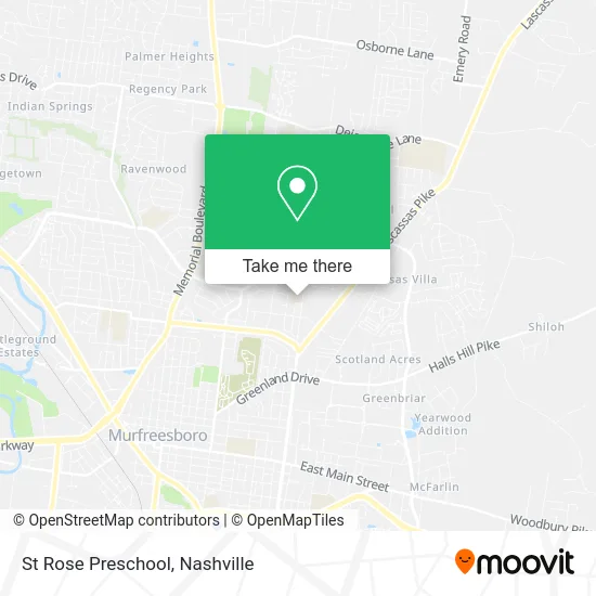 St Rose Preschool map