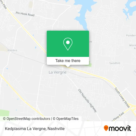 Kedplasma La Vergne map