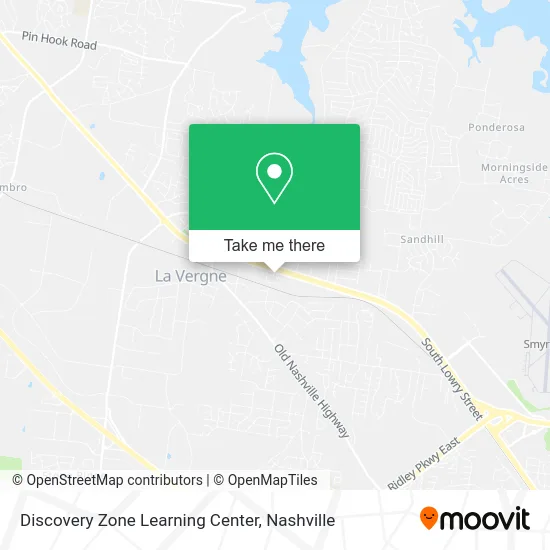 Discovery Zone Learning Center map