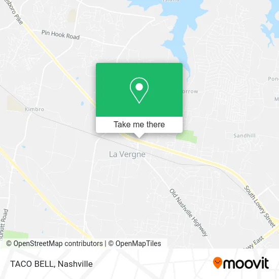 TACO BELL map