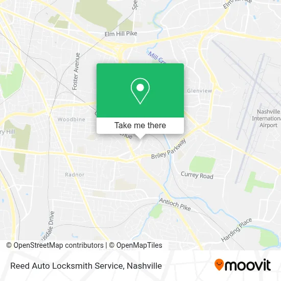 Reed Auto Locksmith Service map