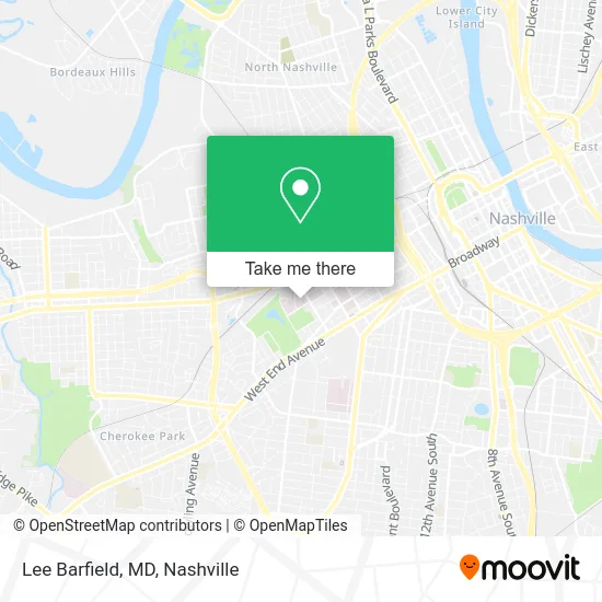 Lee Barfield, MD map