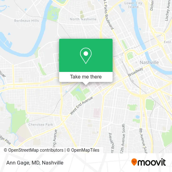 Ann Gage, MD map