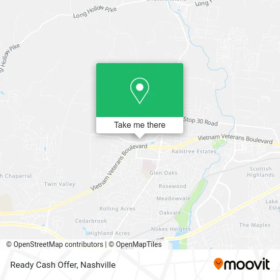 Ready Cash Offer map