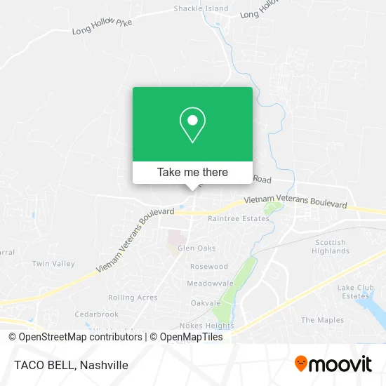 TACO BELL map