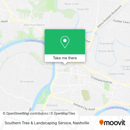 Southern Tree & Landscaping Service map