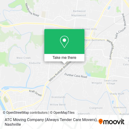 ATC Moving Company (Always Tender Care Movers) map