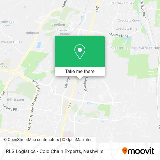 RLS Logistics - Cold Chain Experts map